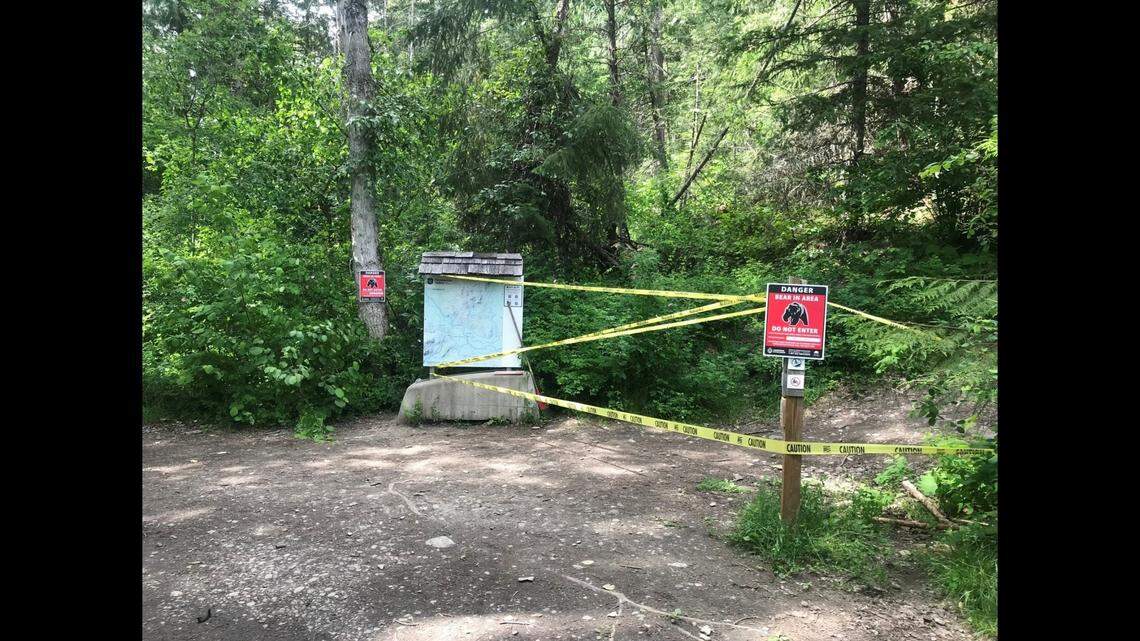 The Riverside Wetlands trail was closed after the second bear attack.