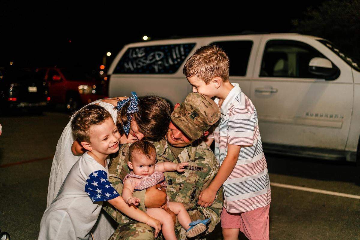 Lance Melder with his family. Melder was killed on March 30, 2024, following a hit-and-run crash on Interstate 5 in Tacoma.