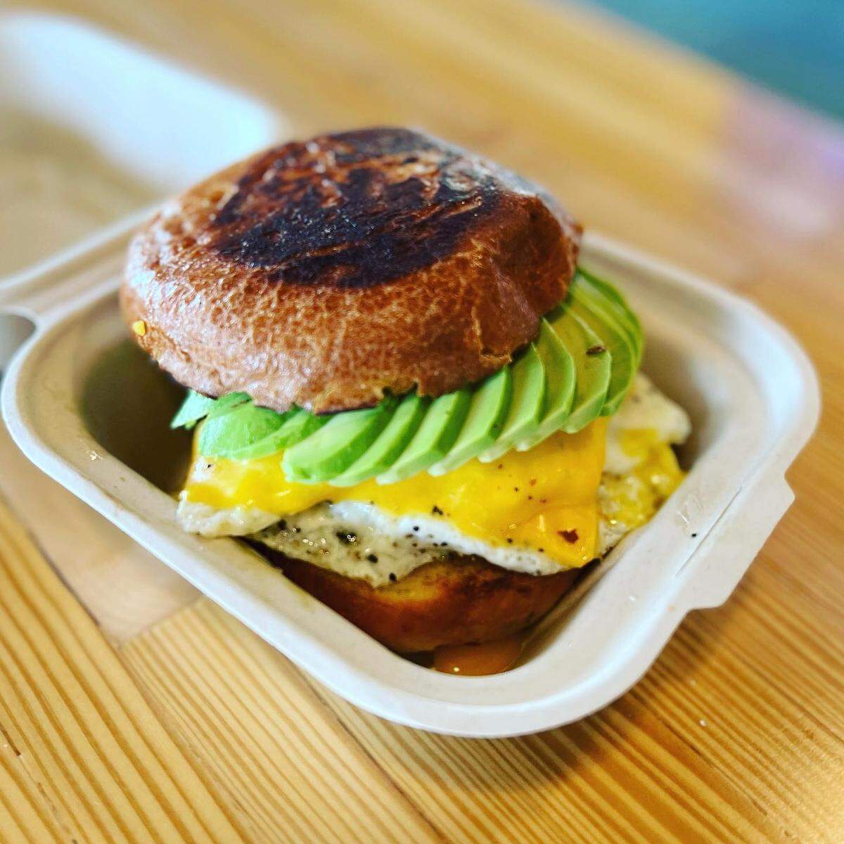 Egghole has been serving breakfast sandwiches and burgers in Kent for a few years and recently opened a pickup and drive-thru location in Lakewood.