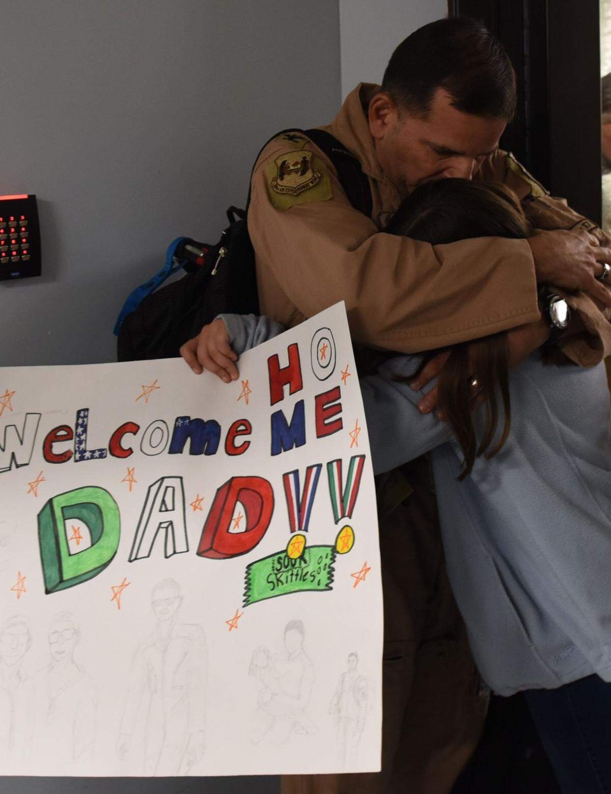 A group of more than 150 airmen returned to Joint Base Lewis-McChord on Oct. 4 following a six month deployment in Kuwait where they carried out combat operations.