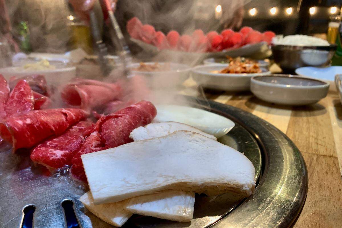 In a neighborhood bursting with Korean restaurants, The Grill 253 stands out for its high-quality beef and affable, attentive service that ensures your tabletop BBQ isn’t left to chance.