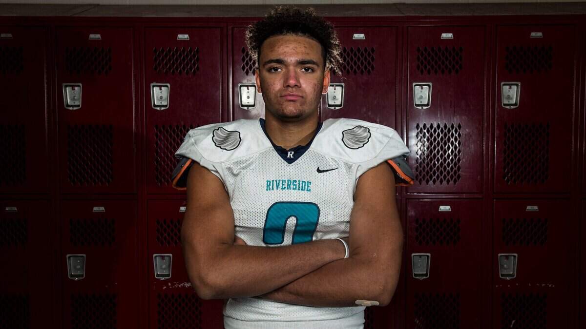 Auburn Riverside’s Justus Legg photographed at Mount Tahoma High School in Tacoma, Wash., on Sunday, Nov. 19, 2017.