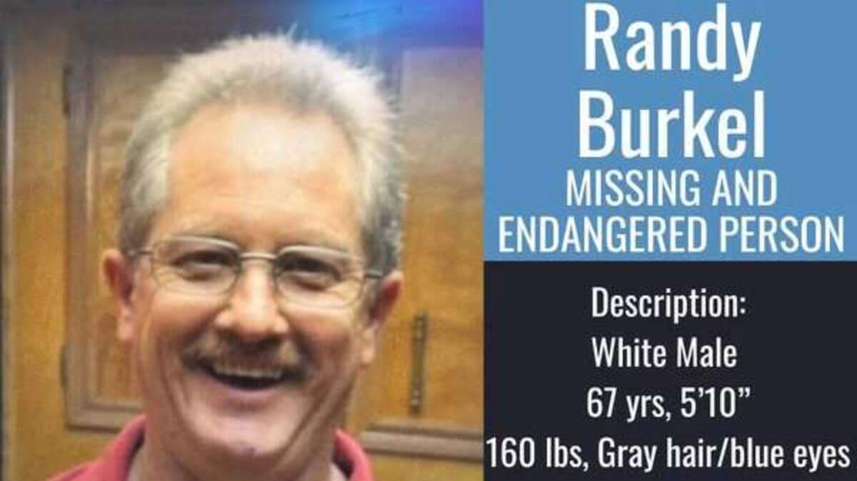 Detectives seek the public’s help finding Randy Burkel, a 67-year-old man with dementia last seen leaving his home in the Lake Tapps area Tuesday, May 13, 2025.