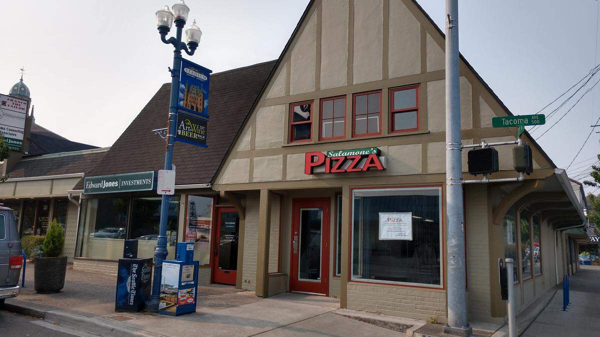 Salamone’s Pizza in Tacoma’s Stadium neighborhood.