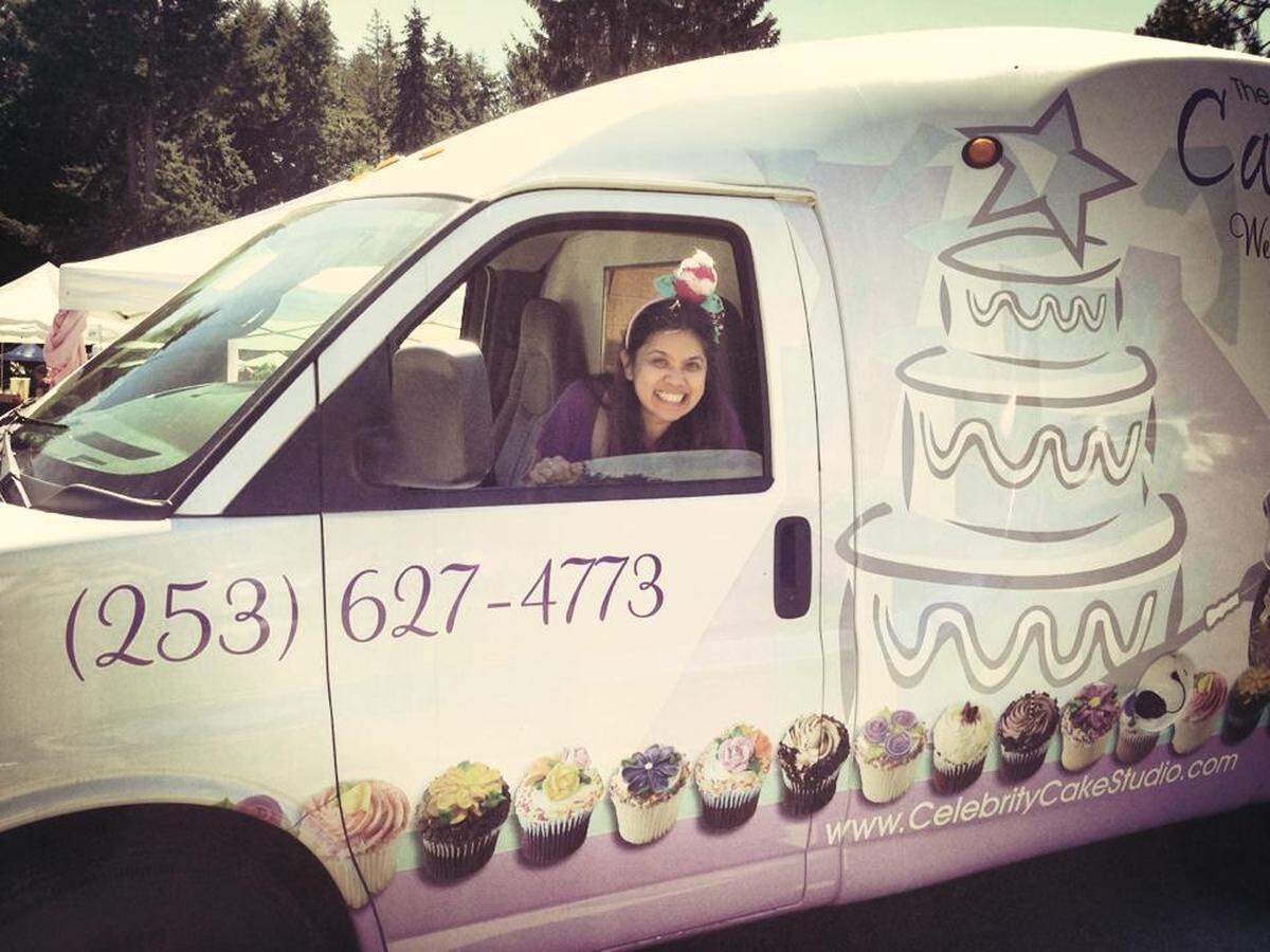 D’Aniello has been baking and decorating cakes for 25 years, first in Lacey and since 2003 in Tacoma. Celebrity Cake Studio also owns Dragonfly Cakes, a petit-four brand that ships nationwide.
