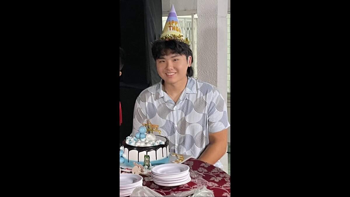 Matthew Nguyen is pictured on his 19th birthday.
