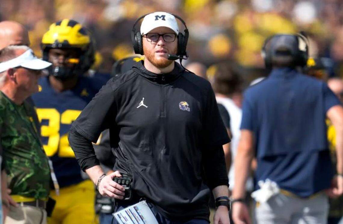 Jay Harbaugh, the special-team coordinator for the University of Michigan, reportedly is in line to become the Seahawks’ new special-teams coach. Harbaugh, 34, is the son of former Michigan coach Jim Harbaugh who recently signed to become the Los Angeles Chargers’ coach. Jay Harbaugh and new Seahawks coach Mike Macdonald were on the same Michigan coaching staff for the 2021 college season.