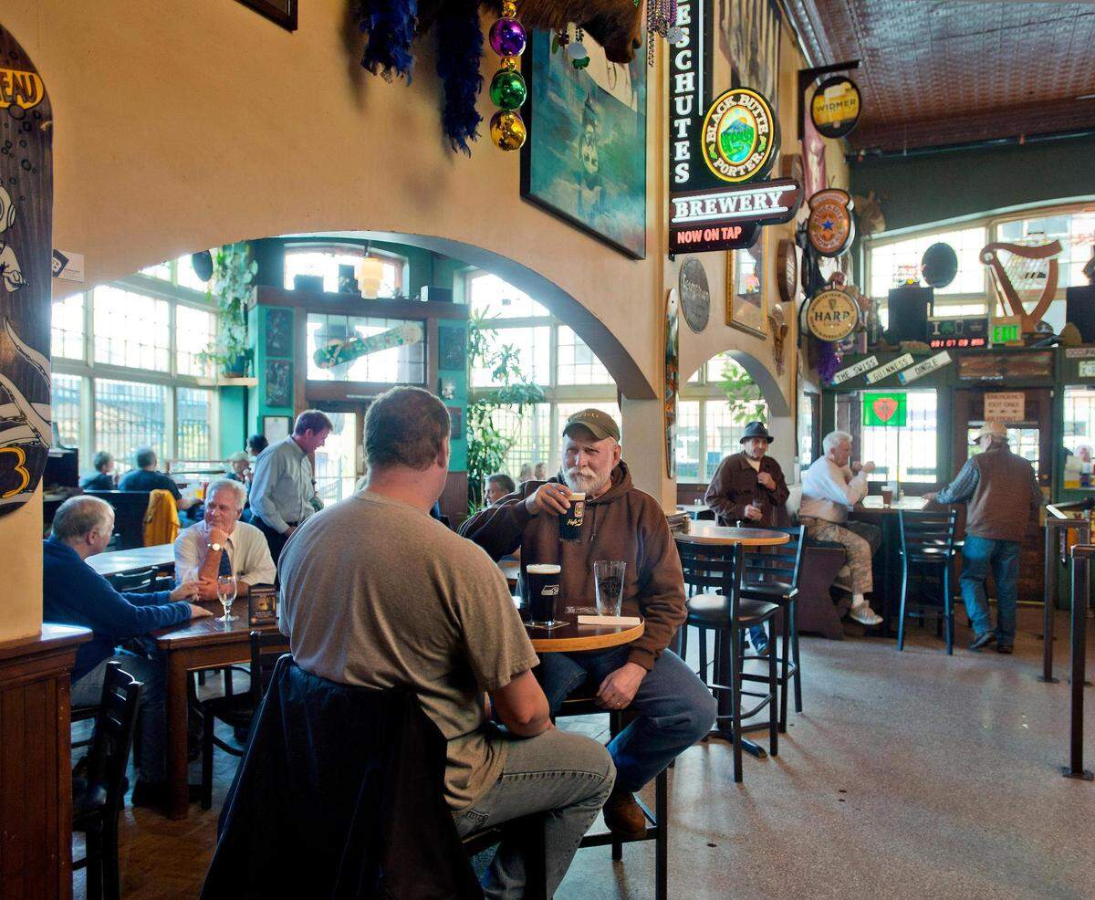 The Swiss, shown here during its 20th anniversary year in 2013, has been empty since the restaurant and music venue closed in 2020. The University of Washington-Tacoma is exploring options for its future, which may or may not include a restaurant.