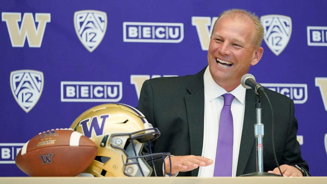 Washington introduces new Huskies football coach Kalen DeBoer