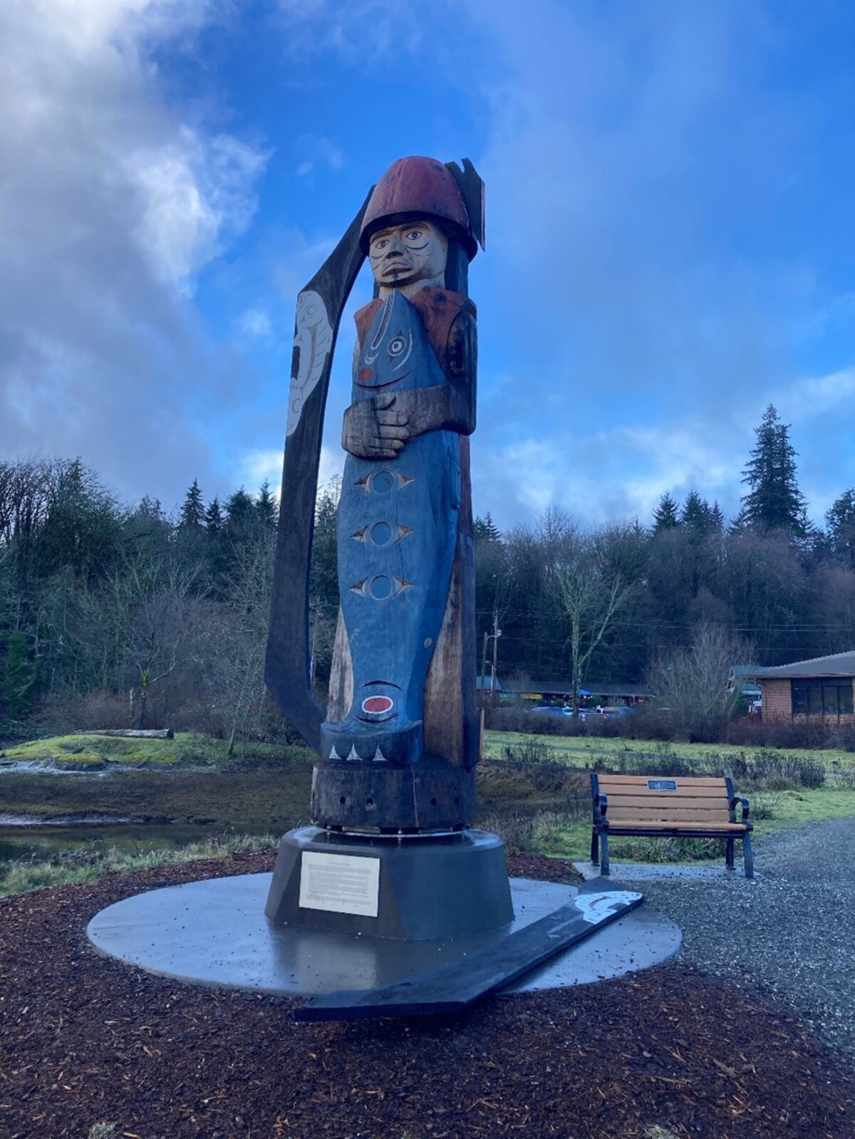 The “Our Fisherman, Our Guardian” statue that sits along the shoreline of Austin Park at 4009 Harborview Dr.&nbsp;has been vandalized. 