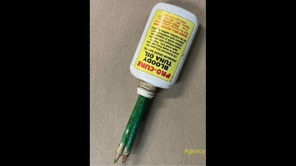 A man stabbed a Portland coffee customer in the head with an improvised weapon made up of two sharpened green pencils, Oregon police say.