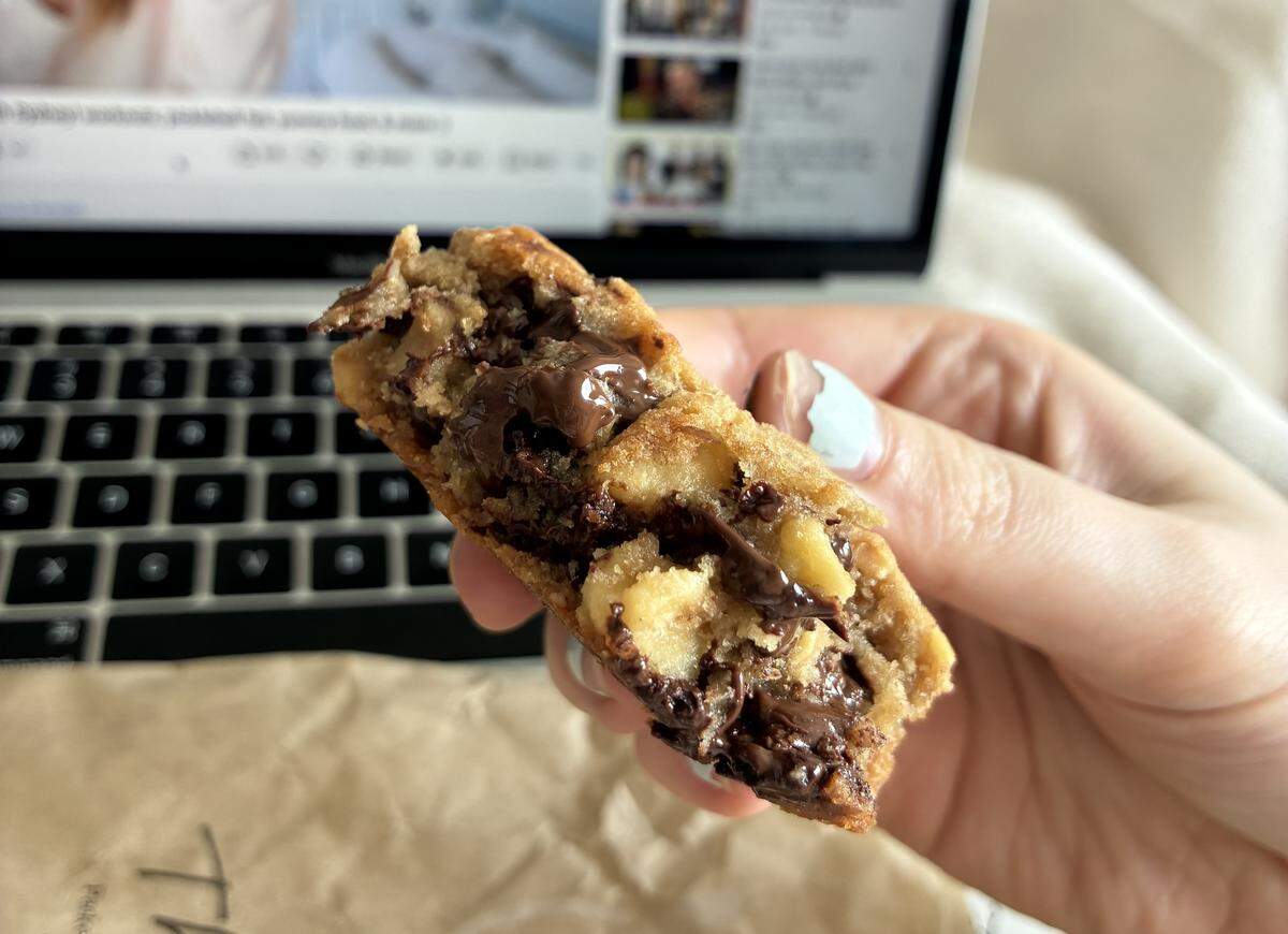 “The Cookie” at Metropolitan Market is known for its large size and considerable amount of chocolate.