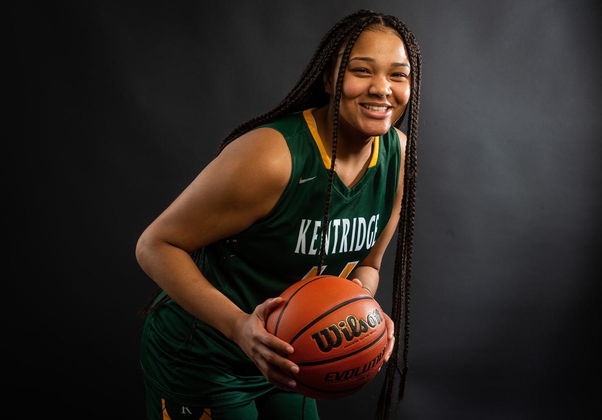 Kentridge’s JaQuaya Miller photographed at the Tacoma News Tribune in Tacoma, Wash., on Sunday, March 3, 2019.