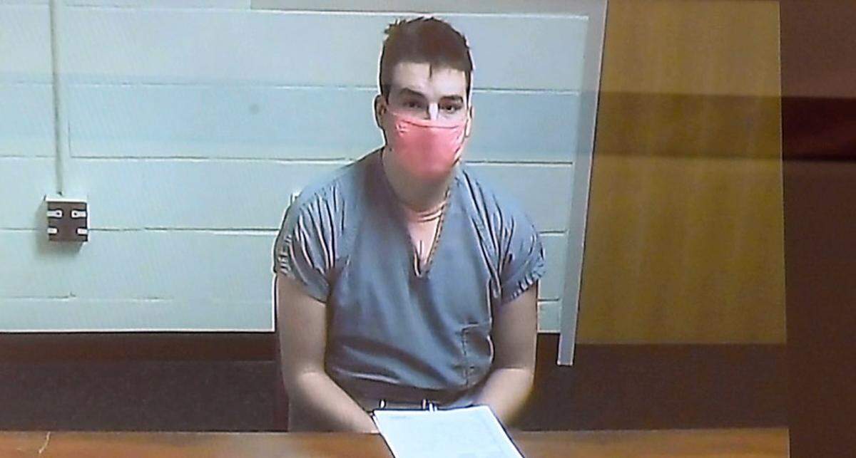 Corey Manley is shown in Pierce County Superior Court in March 2021.