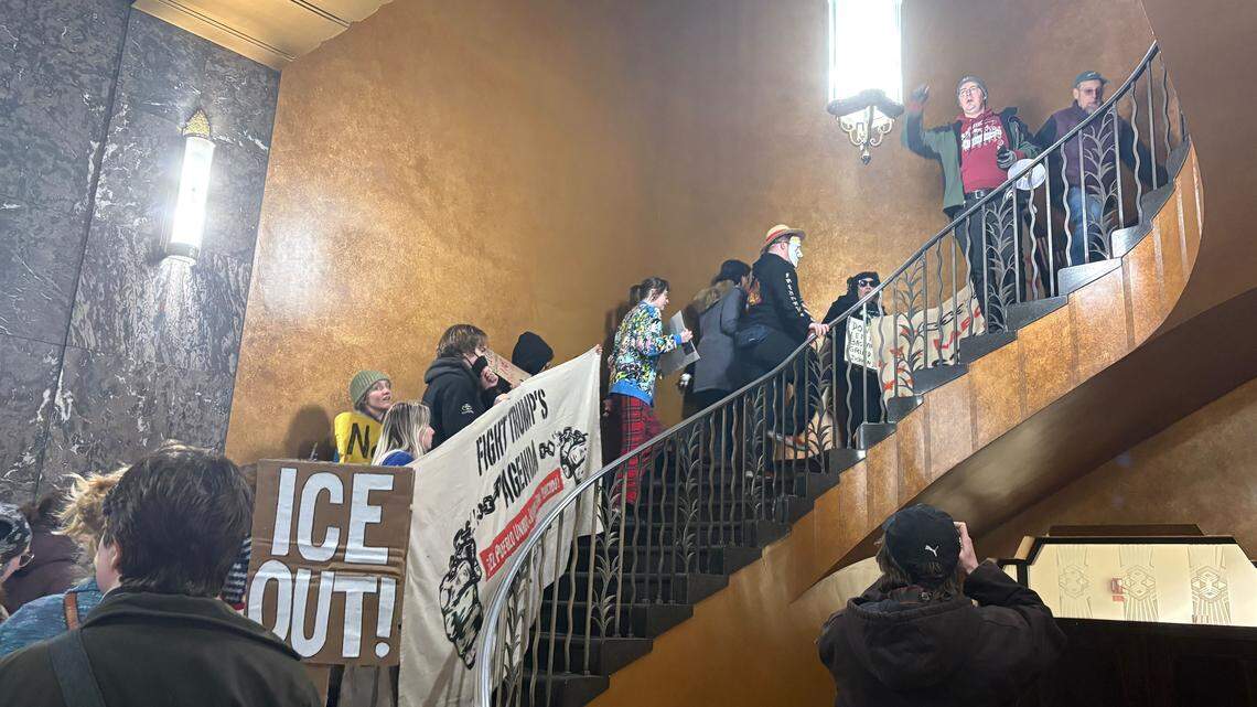 Tacoma City Council meeting disrupted by boisterous anti-ICE protesters