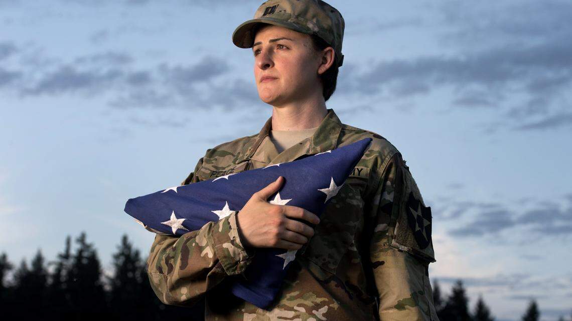 Capt. Jennifer Peace of Spanaway is one of many transgender soldiers who have served the U.S. military with distinction.