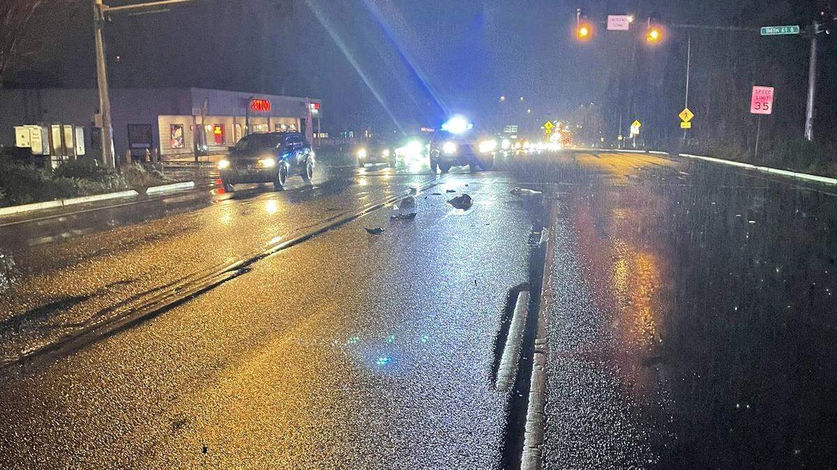 Washington State Patrol is investigating a crash after a vehicle hit a pedestrian Wednesday morning.