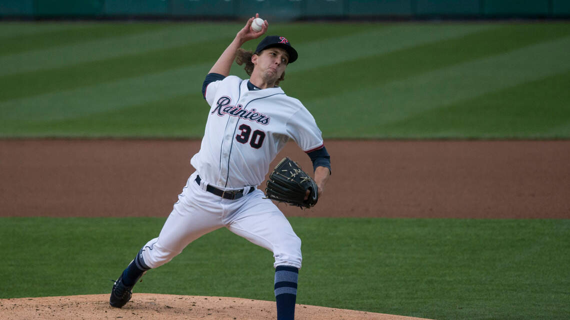 Mariners pitching prospect Logan Gilbert solid in Triple-A debut, earns first Rainiers win