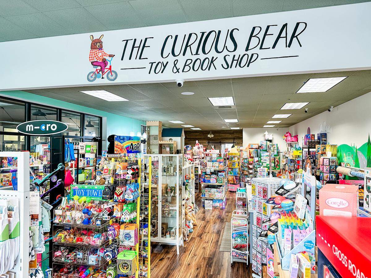 The Curious Bear Toy & Book Shop first opened in Fircrest, Wash. in November 2018.