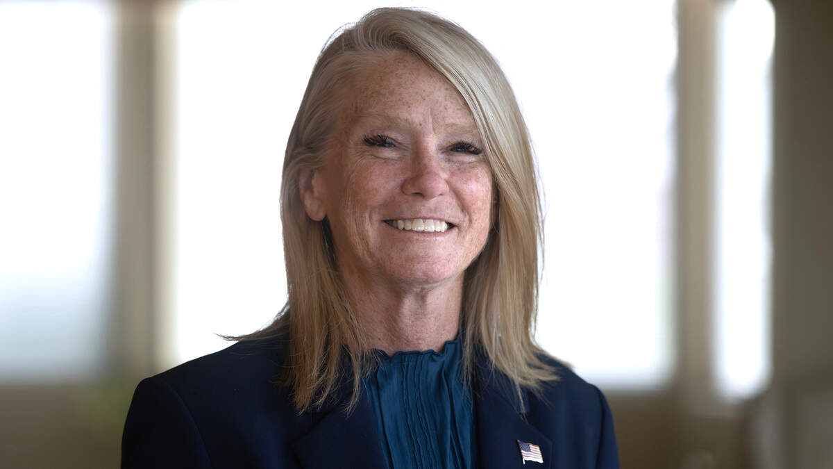 Patti Jackson is shown in Tacoma, Washington, on Friday, Oct. 11, 2024. She has been chosen as Tacoma’s interim police chief, but her swearing-in has been delayed.