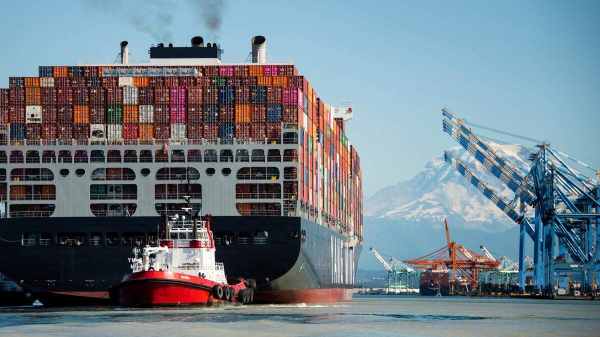 The Northwest Seaport Alliance welcomed YM Triumph, Yang Ming Marine Transport Corporation’s newest 11,000 twenty-foot equivalent unit (TEU) vessel on Aug. 27, 2020 at the Port of Tacoma. New funding announced Tuesday aims to help expand the port’s Husky Terminal.