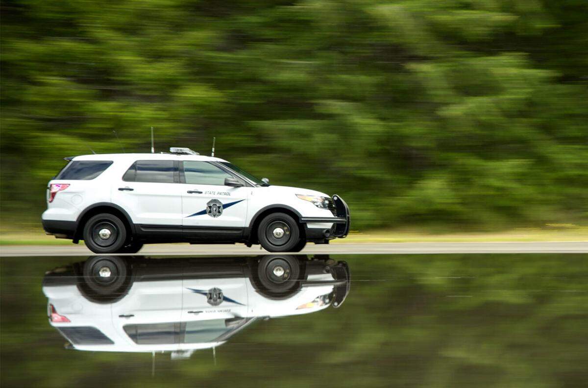 A Washington State Patrol vehicle.