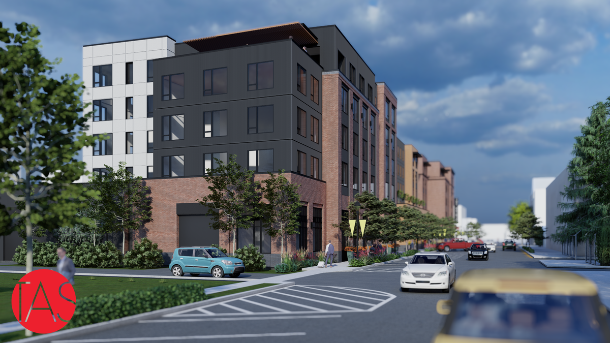 This is one of the renderings of the proposed development for downtown Puyallup’s AOB parking lot. This is not the final design -- these renderings are for illustrative purposes only. The Puyallup City Council recently took a step further in making these apartments a reality by asking the developer, Urban Olympia, for a draft development agreement between the developer and the city. An open house and public hearing are planned before city staff go before the council again.
