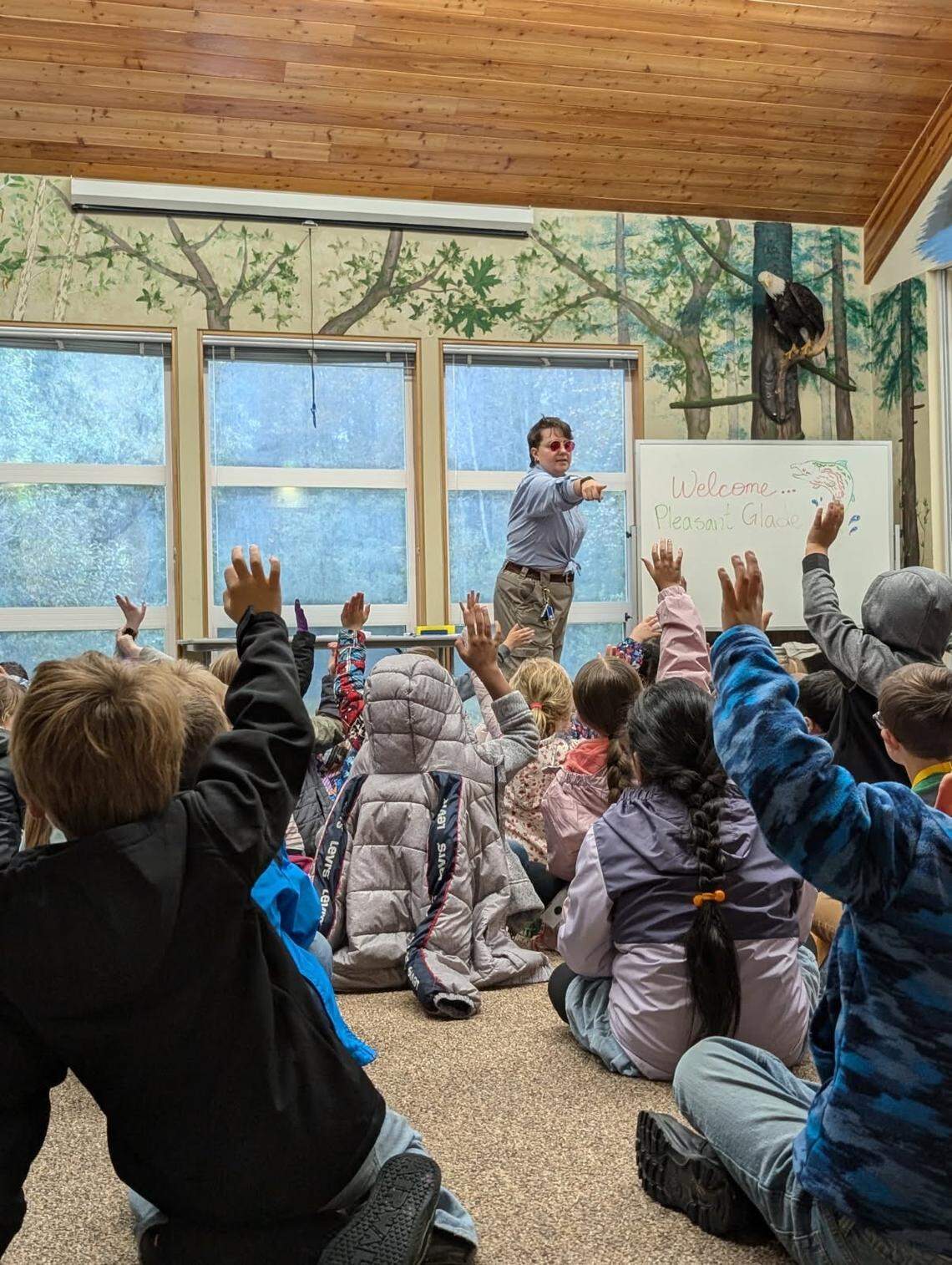 Emma Turner, the Americorps educator for the Billy Frank Jr. Nisqually National Wildlife Refuge, taught kids about the environment before the program was cut.