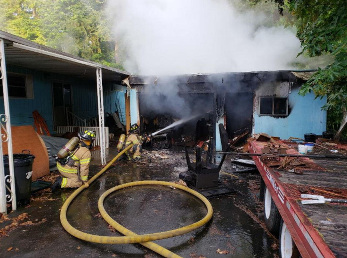 South Bay Fire Department responded on June 12, 2018, to a house fire in the 4700 block of Bellwood Drive Northeast. Police found evidence it was set intentionally, and a car was stolen along with numerous firearms. Thurston County prosecutors eventually accused Michael Beauchamp of starting it.