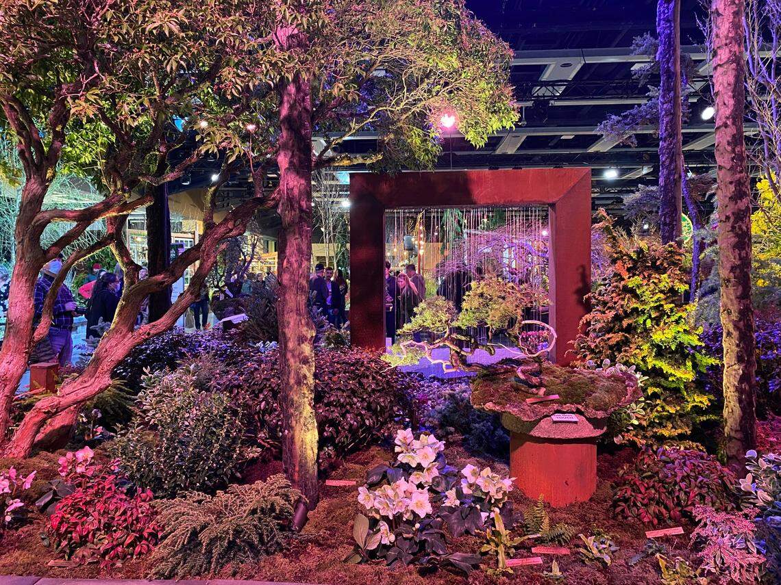 Maple Valley’s Tony Fajarillo designed the show garden “Afterglow” at the Northwest Flower & Garden Show.
