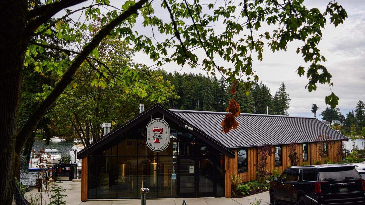 7 Seas Brewing opened its new taproom on the Gig Harbor waterfront on Wednesday, Sept. 27, 2023.