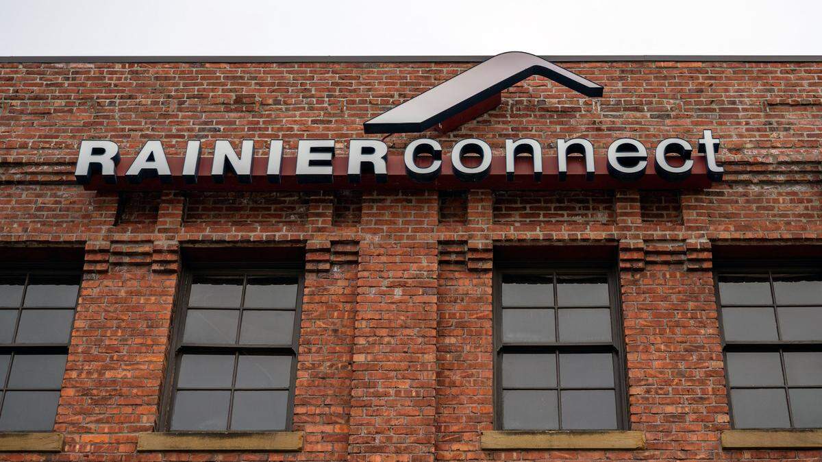 The Rainier Connect building is seen on March 10, 2022, in Tacoma. The company is being sold to Palisade Infrastructure.