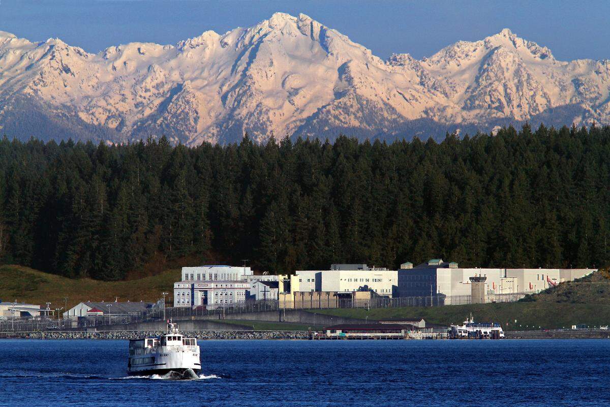 The ferry Neil Henly makes the 2.8 mile crossing from McNeil Island to Steilacoom carrying corrections staff and visitors on March 23, 2011.