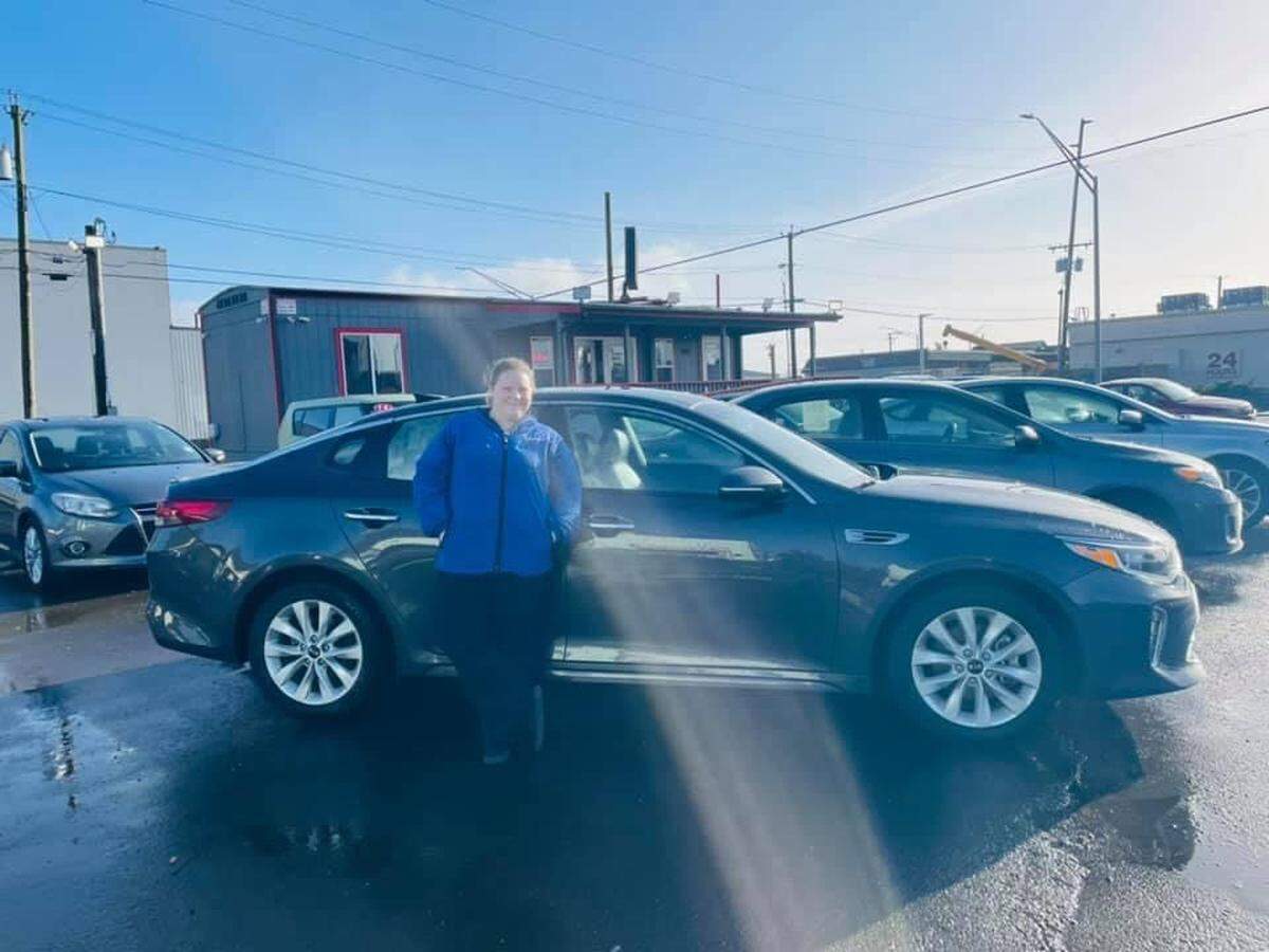 Kesia Andersen’s Kia Optima was stolen from the Tacoma Mall parking lot on Sept. 24. It was later recovered.