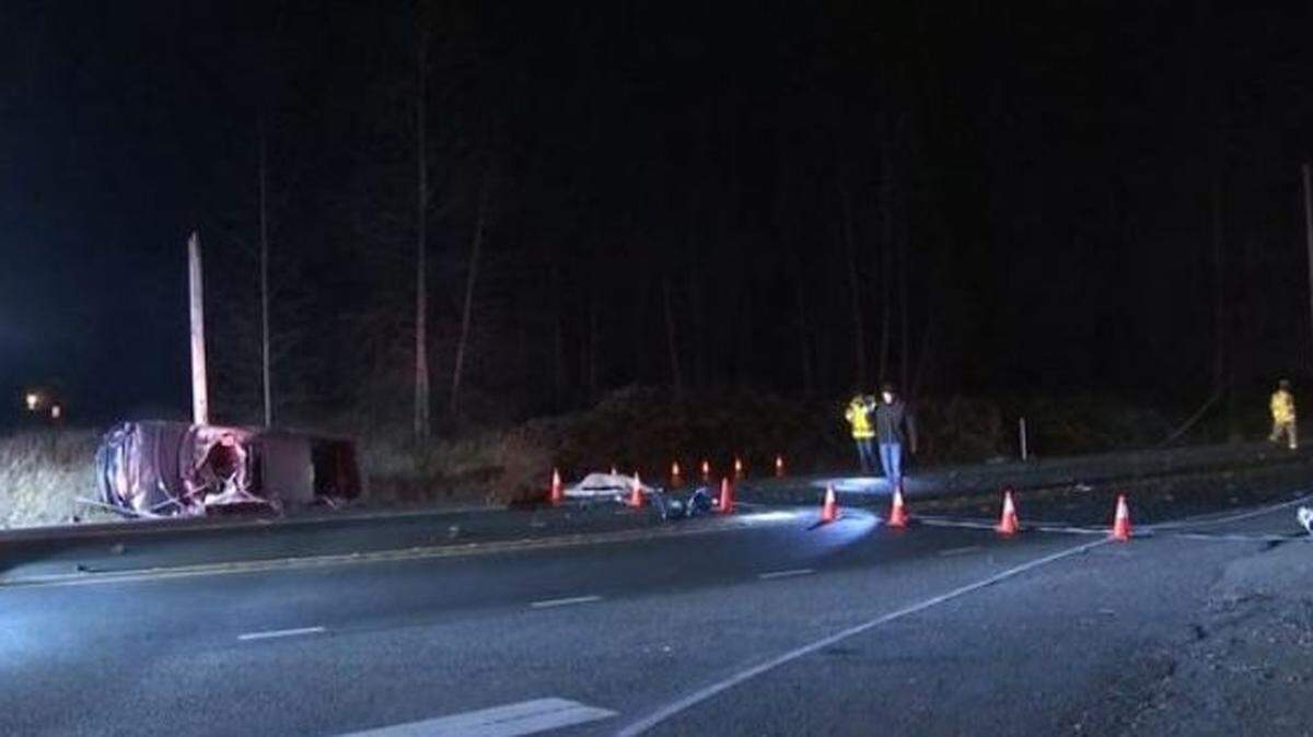 The Washington State Patrol said two people were killed and several were injured in a wreck on state Route 164 near Enumclaw Dec. 4, 2018.