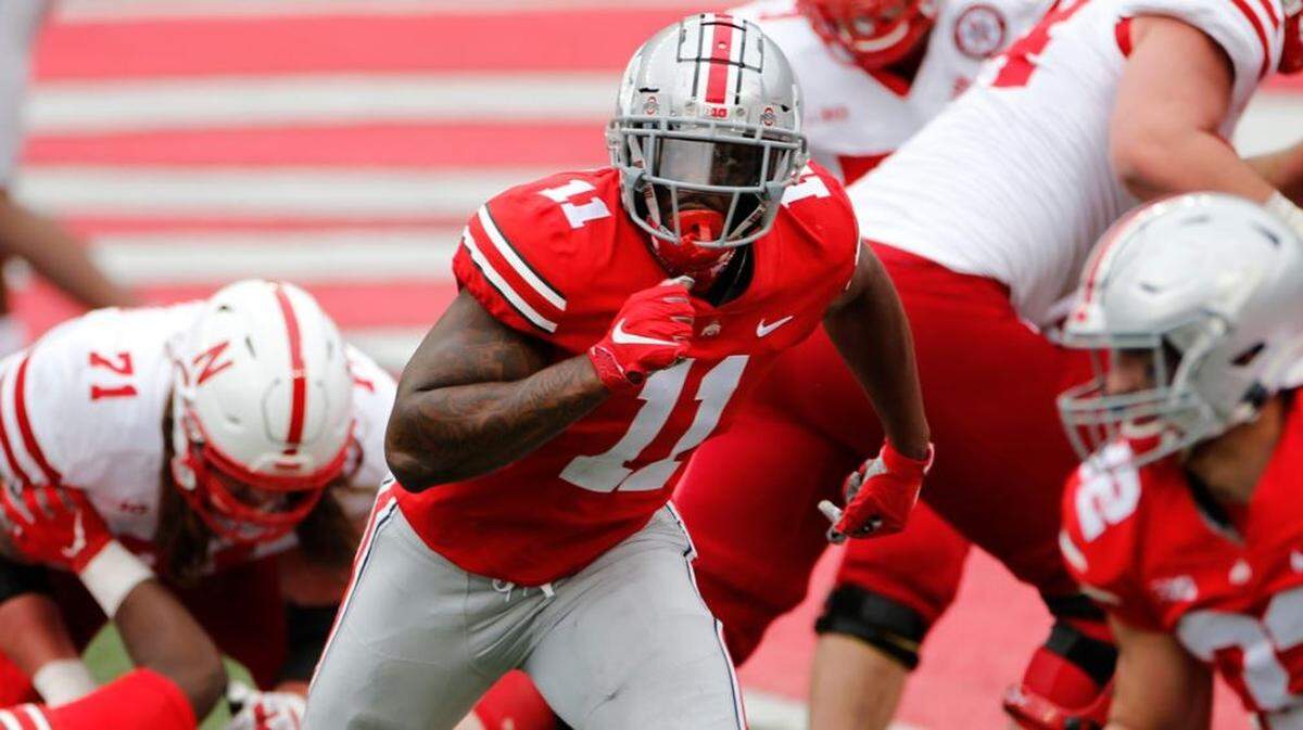 Edge rusher Tyreke Smith from Ohio State once played pickup basketball in California with a then-new Seahawks draft choice named Bobby Wagner. Seattle selected Smith in the fifth round of the 2022 NFL draft.