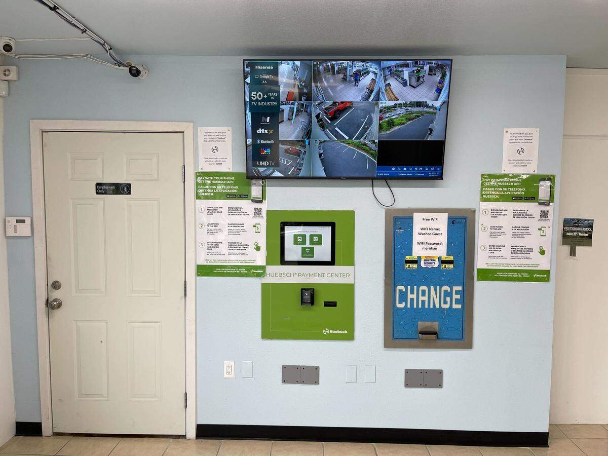 WashCo Laundry at 10209 136th St. E. is a 3,000-square-foot laundromat that offers customers two options: self-service and wash and fold.