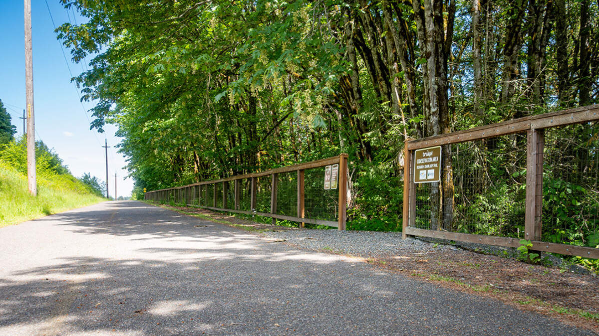 The Richard H. Shaw Loop Trail is a new 0.6-mile loop that hikers can access off of the Cushman Trail.