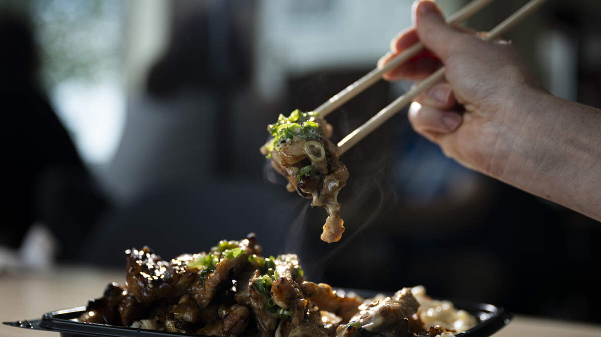 Mix and match proteins at Mimi Teriyaki #2 with a You Do You combo plate. The Sticky Situation is Chef Chang’s take on the signature teriyaki chicken, marinated and grilled to order, while the Garlic AF quickly became a customer favorite.