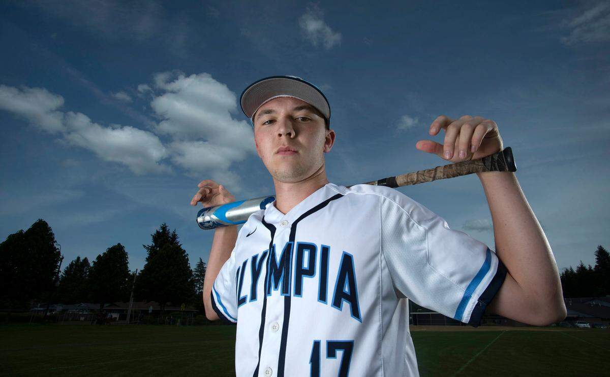 Olympia senior pitcher Rylan Haider is The Olympian and The News Tribune’s All-Area Baseball Player of the Year after helping lead the Bears to the 4A state championship. He is shown at Olympia High School in Olympia, Washington on Wednesday, June 8, 2022.