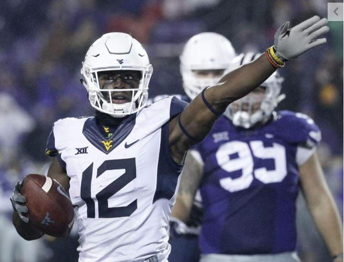 The Seahawks used their first choice in round four of the NFL draft on Saturday to select West Virginia wide receiver Gary Jennings. He had 13 touchdown catches last season for the Mountaineers, sixth-best in the Football Bowl Subdvision.