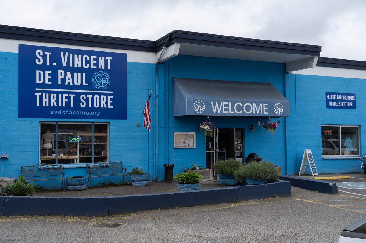 The St. Vincent de Paul thrift store is run by the charitable organization of the same name.