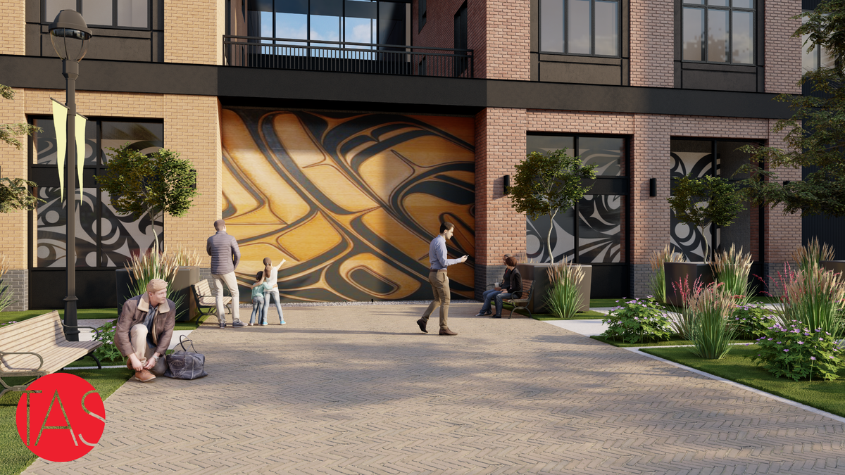 This is one of the renderings of the proposed development for downtown Puyallup’s AOB parking lot. This is not the final design -- these renderings are for illustrative purposes only. The Puyallup City Council recently took a step further in making these apartments a reality by asking the developer, Urban Olympia, for a draft development agreement between the developer and the city. An open house and public hearing are planned before city staff go before the council again.
