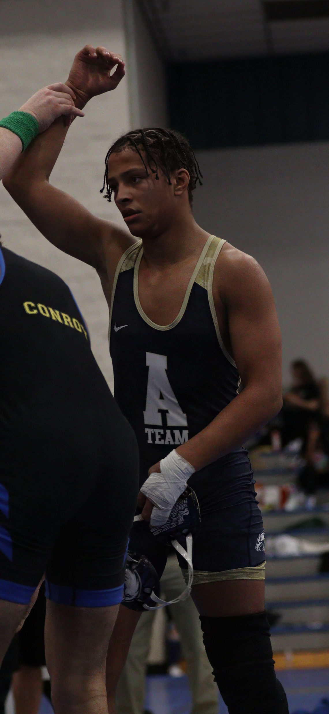 Arlington junior Tre Haines (45-0), a two-time Mat Classic wrestling state champion, was selected to The News Tribune’s 2025 Class of “Untouchables.”