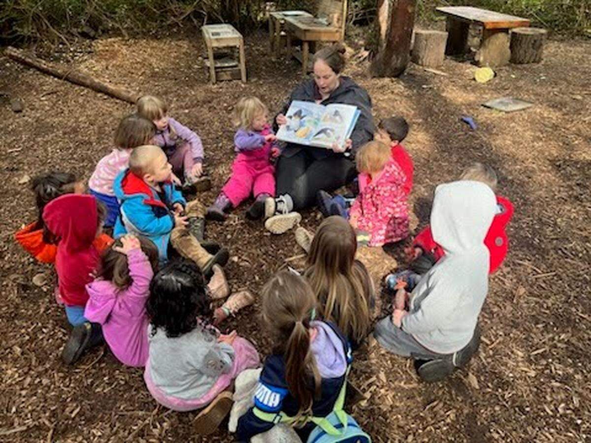 Key Peninsula Preschool offers a co-op preschool program, a nature-based learning program called Forest Friends of the KP, and an infant and toddler room.