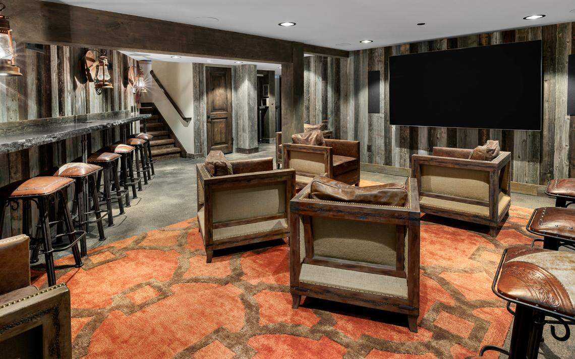 The basement with a speakeasy.