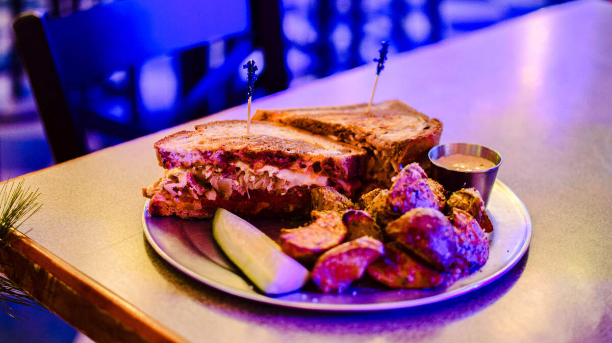 The Lake City Pub, 9106 Veterans Dr. SW in Lakewood, serves hearty pub fare in a cozy setting with frequent live music. A varied sandwich menu includes a Reuben with house-spiced corned beef and parm-dusted roasted potatoes.