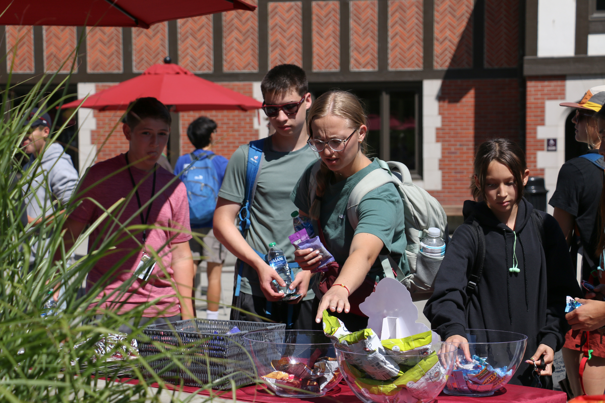 The University of Puget Sound took in a student travel group July 19, 2024 that was stranded by the global tech outage. About 50 young people from across the country were stranded in Seattle on their way to China. They stayed in dorms on the Tacoma campus and explored the city for several days until they were able to rebook flights.