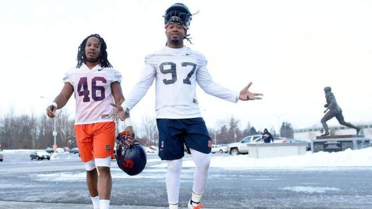 The Seahawks signed Tacoma native and Spanaway Lake High School graduate Lakiem Williams, shown here when he was at Syracuse University through the 2019 college football season.