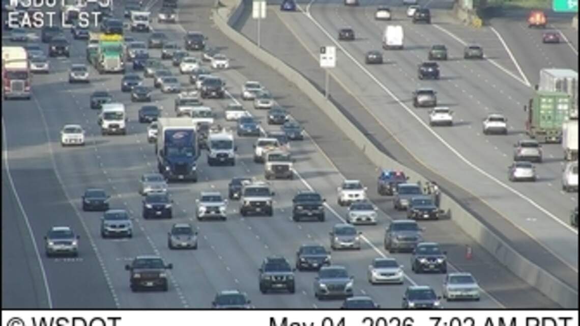 Collision cleared on I-5 northbound in Tacoma